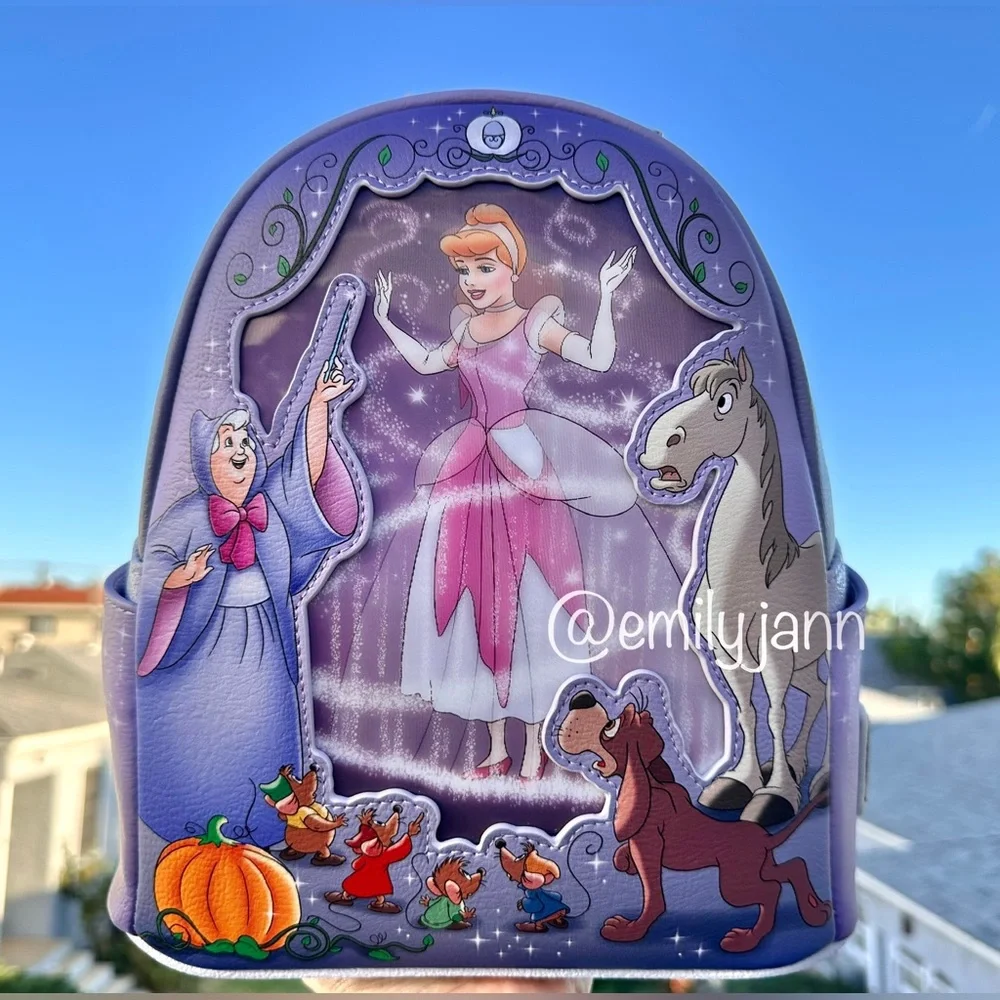 Cinderella💜Backpack - Picture 9 of 12